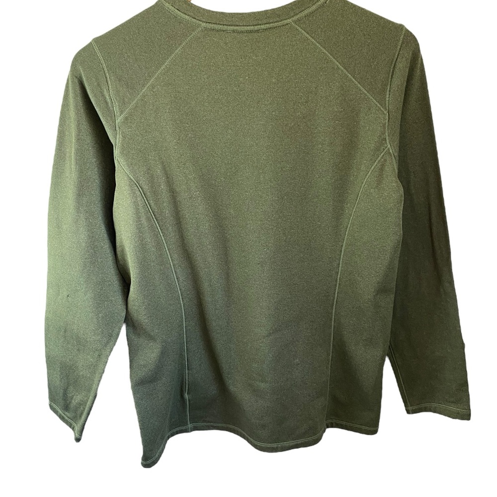 The North Face Green Warm Long Sleeve Shirt Size L - Picture 3 of 4